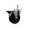 Service Caster 4'' Phenolic Wheel Swivel 7/16'' Grip Ring Stem Caster with Brake SCC-GR20S414-PHR-PLB-716138 - alternate 1